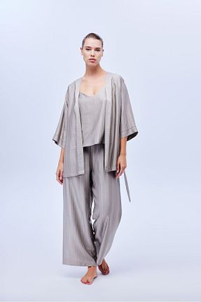 ست لباس راحتی طوسی زنانه ساده MAISON NIDA - کد 867757616