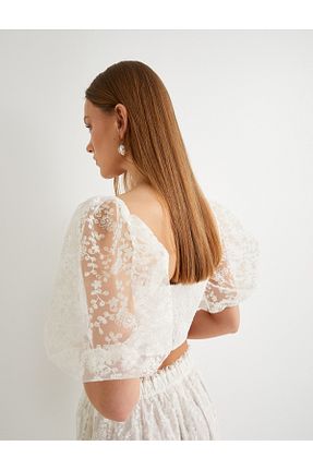 بلوز نباتی زنانه ساده Koton - کد 829748935