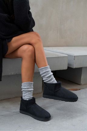 بوت / نیم بوت مشکی زنانه جیر STOCON - کد 862321116