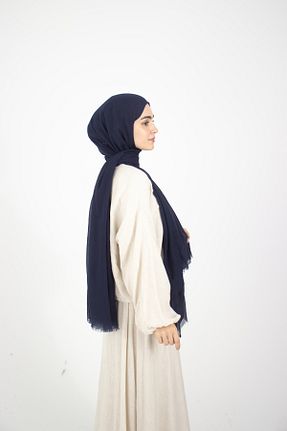 شال سرمه ای زنانه CHALE - کد 867769491