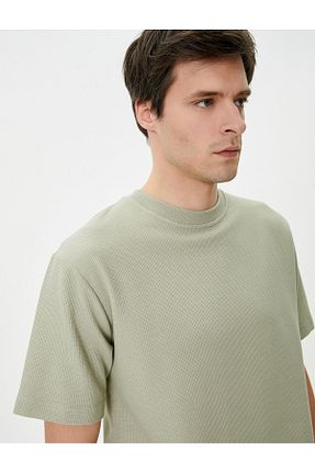 تیشرت سبز مردانه Relaxed Koton - کد 801413626