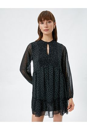 لباس مشکی زنانه بافتنی Koton - کد 750123943