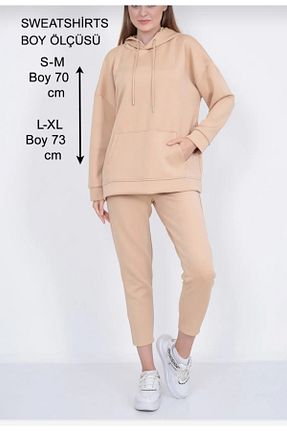 ست بالاتنه و پائین تنه قهوه ای زنانه بافت Butik - کد 867823140