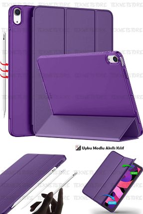 کیف تبلت بنفش Apple Uyumlu TEKNETSTORE - کد 284685776
