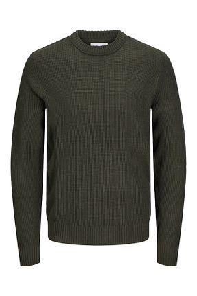 پلیور خاکی مردانه ساده Jack & Jones - کد 867827688