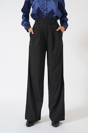 شلوار مشکی زنانه پلی استر Pafi Moda - کد 867835497