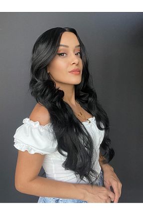 کلاه گیس مشکی زنانه Suzan Peruk - کد 868604760