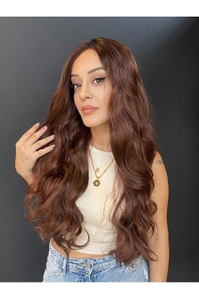 کلاه گیس قهوه ای زنانه Suzan Peruk - کد 868612920