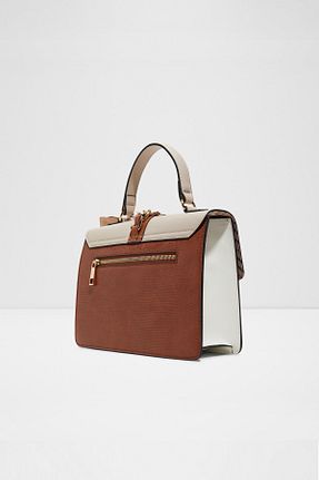 کیف دوشی قهوه ای زنانه چرم مصنوعی Aldo - کد 867943414
