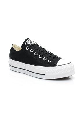 کفش اسنیکر مشکی زنانه بند دار Converse - کد 5853216