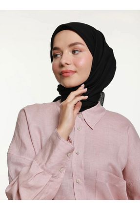 روسری مشکی پنبه پلی استر MODA - کد 867968773