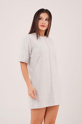 لباس طوسی زنانه بافت Hipo Trend - کد 867971433