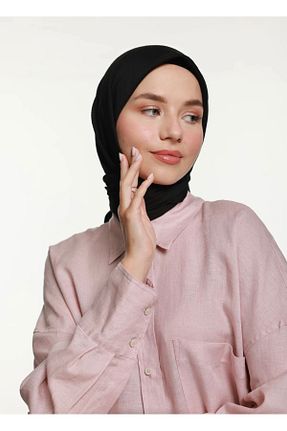روسری مشکی پنبه پلی استر MODA - کد 867968773