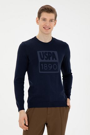 پلیور سرمه ای مردانه ساده U.S. Polo Assn. - کد 834595129