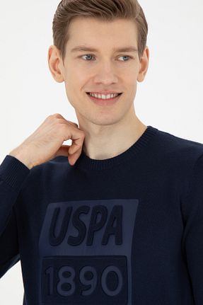 پلیور سرمه ای مردانه ساده U.S. Polo Assn. - کد 834595129