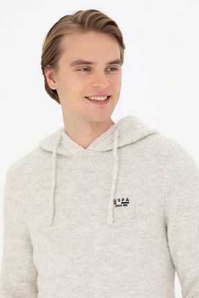 پلیور طوسی مردانه ساده U.S. Polo Assn. - کد 839389118