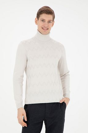 پلیور بژ مردانه ساده U.S. Polo Assn. - کد 834787701