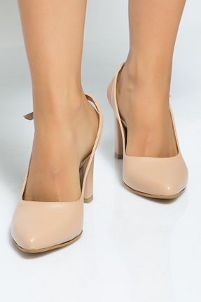 کفش مجلسی بژ زنانه چرم مصنوعی Shoes Time - کد 868061033