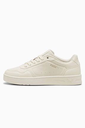 کفش اسنیکر بژ زنانه بند دار Puma - کد 868037661