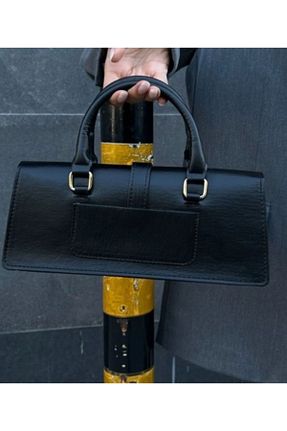 کیف دستی مشکی زنانه چرم مصنوعی BAGS - کد 868052974