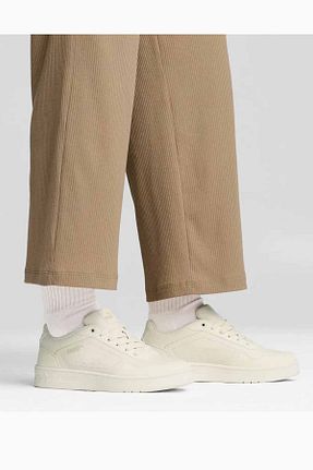 کفش اسنیکر بژ زنانه بند دار Puma - کد 868037943