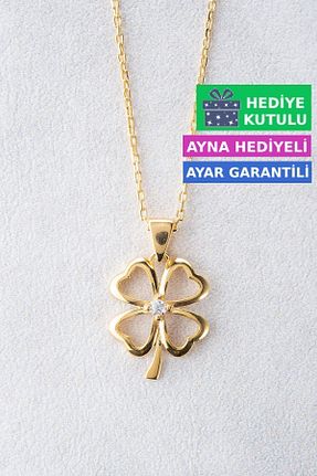 گردنبند نقره زرد زنانه 925 عیار Jewelmim - کد 740693792