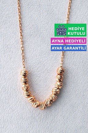 گردنبند نقره صورتی زنانه 925 عیار Jewelmim - کد 124884750