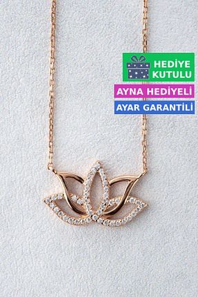 گردنبند نقره صورتی زنانه 925 عیار Jewelmim - کد 124877409