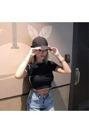 بادی مشکی زنانه یقه دوچرخه BALİNA - کد 868078407