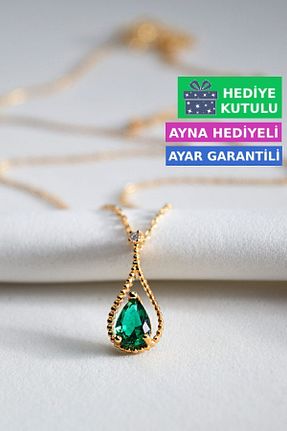 گردنبند نقره زرد زنانه 925 عیار Jewelmim - کد 786554917