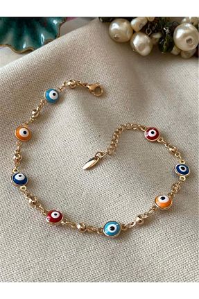 دستبند استیل (فولاد) صورتی زنانه استیل (فولاد) mrsflower jewelry - کد 847500969