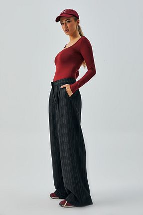 شلوار مشکی زنانه ویسکون minaaise - کد 868084772