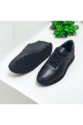 کفش کژوال مشکی مردانه چرم خالص erenimstore - کد 868096543