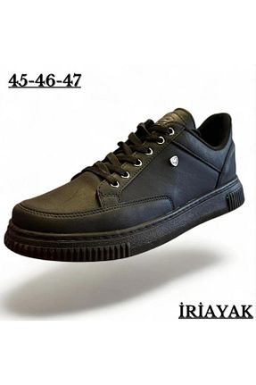 کفش اسنیکر مشکی مردانه بند دار İriayak - کد 861549558