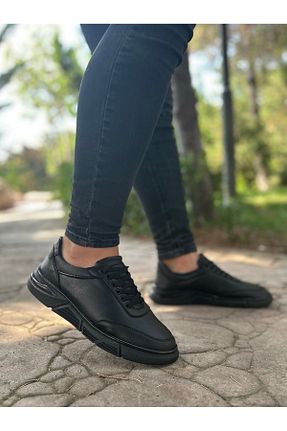 کفش اسنیکر مشکی مردانه بند دار Bonjey - کد 868121395