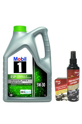 روغن موتور و افزودنی موتور خودرو 5 Litre Mobil - کد 763016224