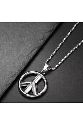 گردنبند استیل ( فولاد ) قهوه ای استیل ضد زنگ VİKİNGS - کد 868143659