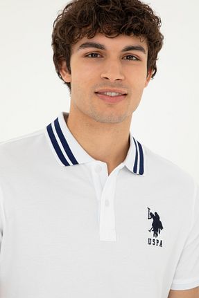 پولوشرت سفید مردانه پارچه U.S. Polo Assn. - کد 834785596