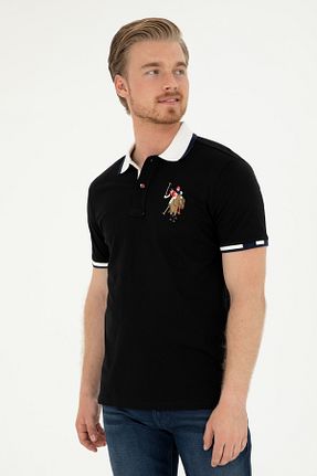 تیشرت مشکی مردانه یقه پولو U.S. Polo Assn. - کد 833234798