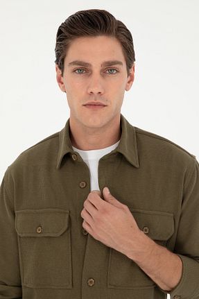 پیراهن خاکی مردانه یقه کلاسیک U.S. Polo Assn. - کد 846984081