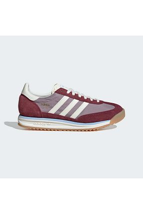 کفش اسنیکر زرشکی زنانه بند دار adidas - کد 857594289