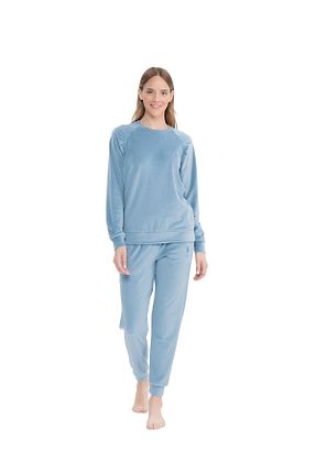ست لباس راحتی آبی زنانه ساده U.S. Polo Assn. - کد 868358793