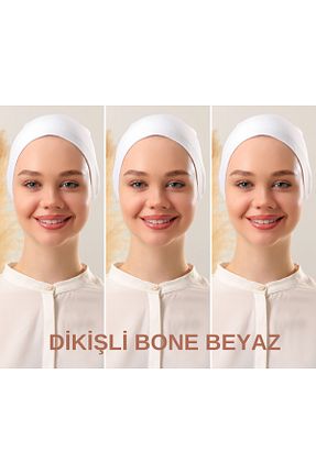 کلاه شنای حجاب سفید زنانه Melodi Scarf - کد 868350807