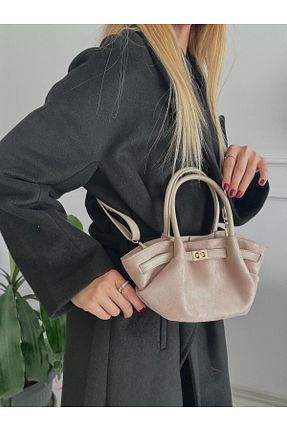 کیف دوشی بژ زنانه جیر mèche atelier since 2024 - کد 868411632