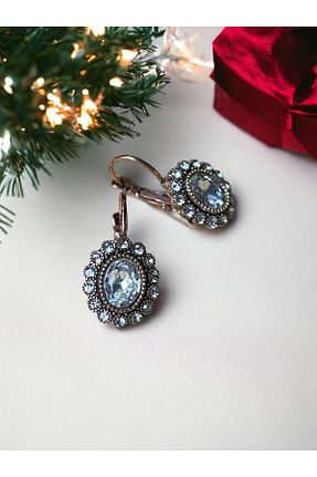 گوشواره جواهر رنگی زیرکن FAYRA ACCESSORIES - کد 833051242