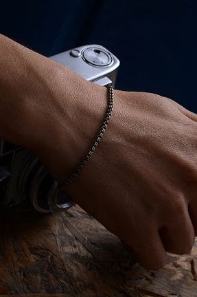 دستبند نقره سبز مردانه 925 عیار Ricco Jewellery - کد 868422798