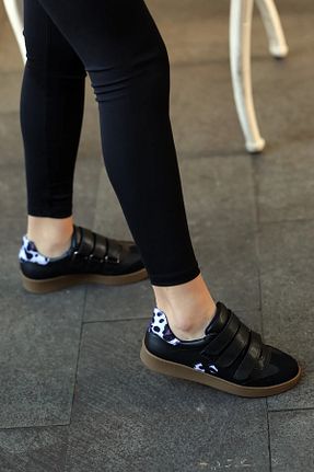 کفش اسنیکر مشکی زنانه چسبی EREN SHOES BAG - کد 864294401
