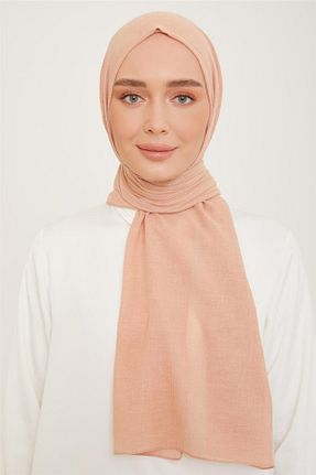 شال بژ زنانه پنبه ای Armine - کد 795876885