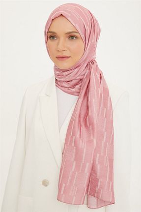 شال صورتی زنانه پلی استر Armine - کد 861965770