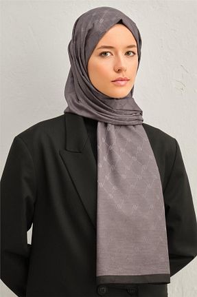 شال طوسی زنانه پلی استر Armine - کد 808469797